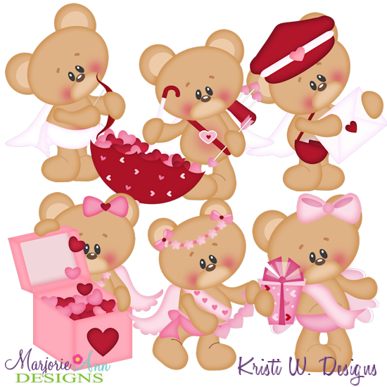 Cute Cupid SVG Cutting Files Includes Clipart - Click Image to Close